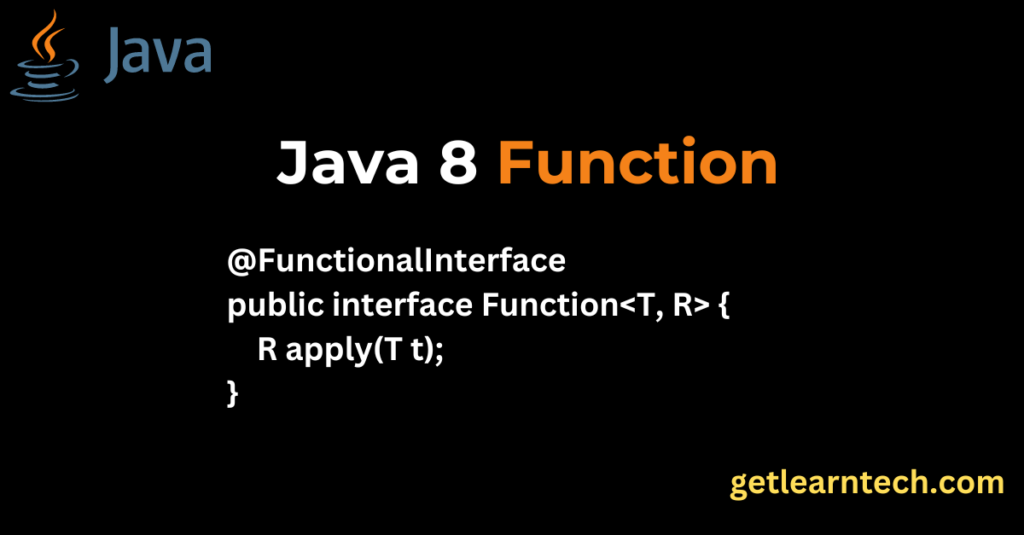 Java 8 Function Interface