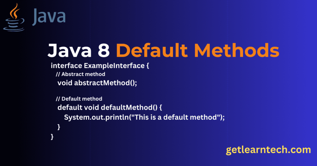 Default Methods In Java