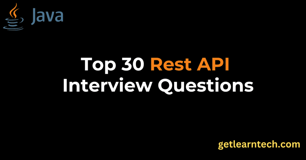 REST API Interview Questions
