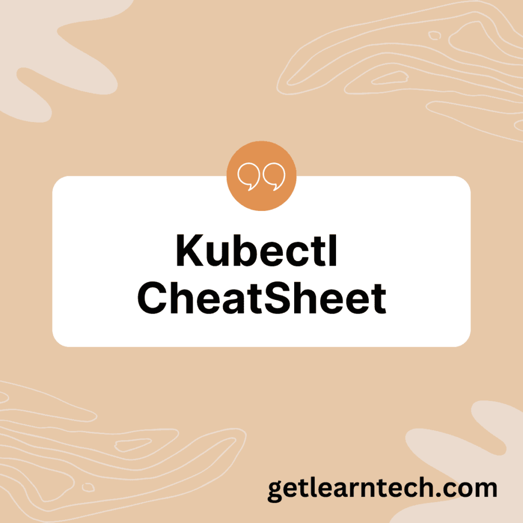 kubectl cheet sheet